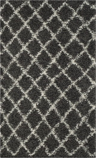 Safavieh Dallas Shag SGD258A Dark Grey/Ivory Area Rug 