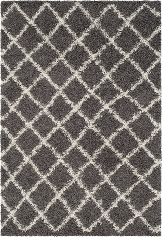 Safavieh Dallas Shag SGD258A Dark Grey/Ivory Area Rug 