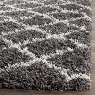 Safavieh Dallas Shag SGD258A Dark Grey/Ivory Area Rug 