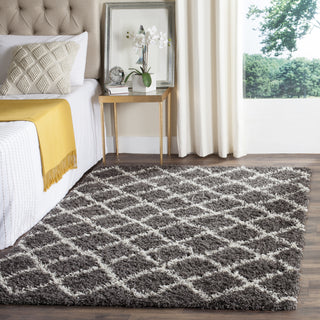 Safavieh Dallas Shag SGD258A Dark Grey/Ivory Area Rug  Feature