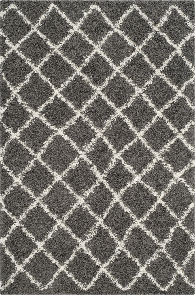 Safavieh Dallas Shag SGD258A Dark Grey/Ivory Area Rug main image