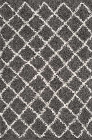 Safavieh Dallas Shag SGD258A Dark Grey/Ivory Area Rug main image