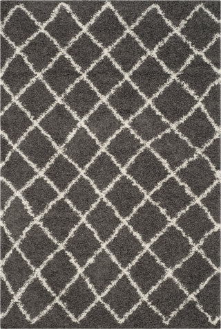 Safavieh Dallas Shag SGD258A Dark Grey/Ivory Area Rug 