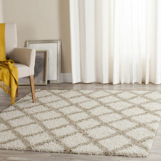 Safavieh Dallas Shag SGD258B Ivory/Beige Area Rug 