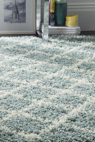 Safavieh Dallas Shag SGD258C Seafoam/Ivory Area Rug 