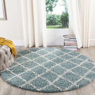 Safavieh Dallas Shag SGD258C Seafoam/Ivory Area Rug 