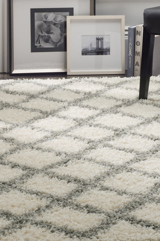 Safavieh Dallas Shag SGD258F Ivory/Grey Area Rug 