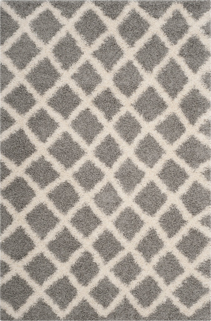 Safavieh Dallas Shag SGD258G Grey/Ivory Area Rug main image
