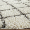 Safavieh Dallas Shag SGD258H Ivory/Dark Grey Area Rug 