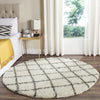 Safavieh Dallas Shag SGD258H Ivory/Dark Grey Area Rug  Feature