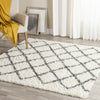Safavieh Dallas Shag SGD258H Ivory/Dark Grey Area Rug 
