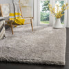 Safavieh Express Shag 620 Silver Area Rug Room Scene Feature