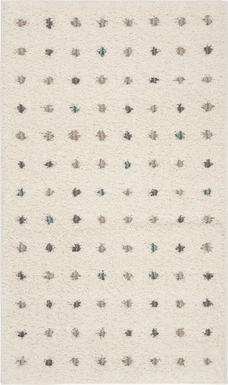 Safavieh Santorini Shag SGG165A Cream/Multi Area Rug 