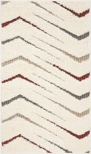 Safavieh Santorini Shag SGG166A Cream/Multi Area Rug 