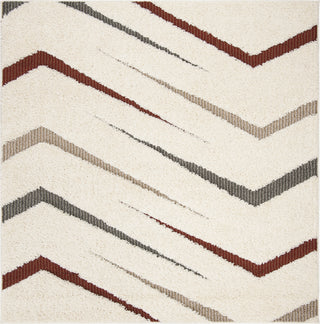 Safavieh Santorini Shag SGG166A Cream/Multi Area Rug 