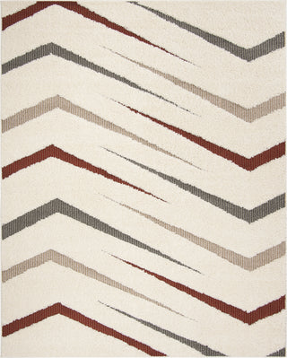 Safavieh Santorini Shag SGG166A Cream/Multi Area Rug 