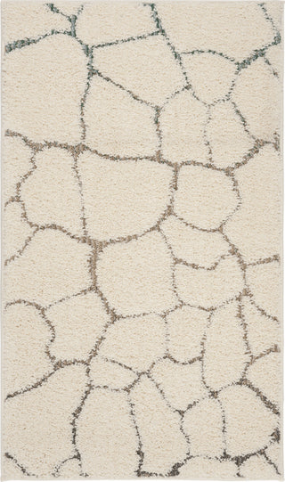 Safavieh Santorini Shag SGG169A Cream/Multi Area Rug 