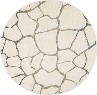 Safavieh Santorini Shag SGG169A Cream/Multi Area Rug 