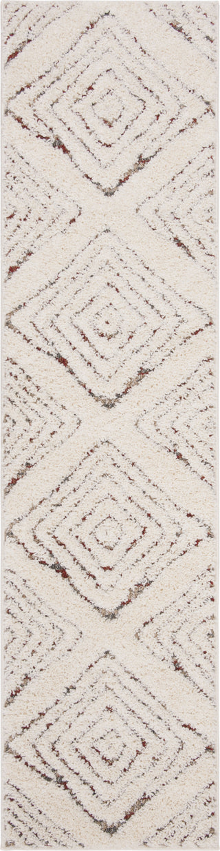 Safavieh Santorini Shag SGG173A Cream/Multi Area Rug 