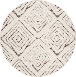 Safavieh Santorini Shag SGG173A Cream/Multi Area Rug 