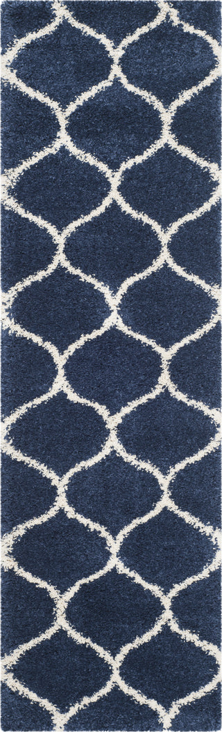 Safavieh Hudson Shag SGH280C Navy/Ivory Area Rug 