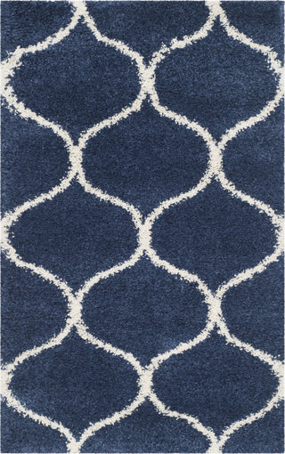 Safavieh Hudson Shag SGH280C Navy/Ivory Area Rug 