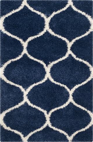 Safavieh Hudson Shag SGH280C Navy/Ivory Area Rug 