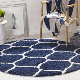 Safavieh Hudson Shag SGH280C Navy/Ivory Area Rug 