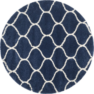 Safavieh Hudson Shag SGH280C Navy/Ivory Area Rug 