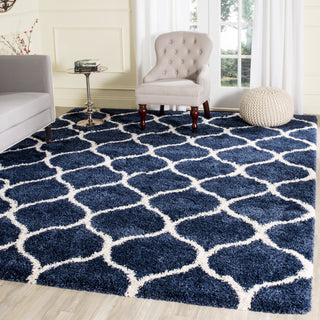 Safavieh Hudson Shag SGH280C Navy/Ivory Area Rug 