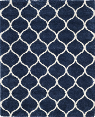 Safavieh Hudson Shag SGH280C Navy/Ivory Area Rug main image