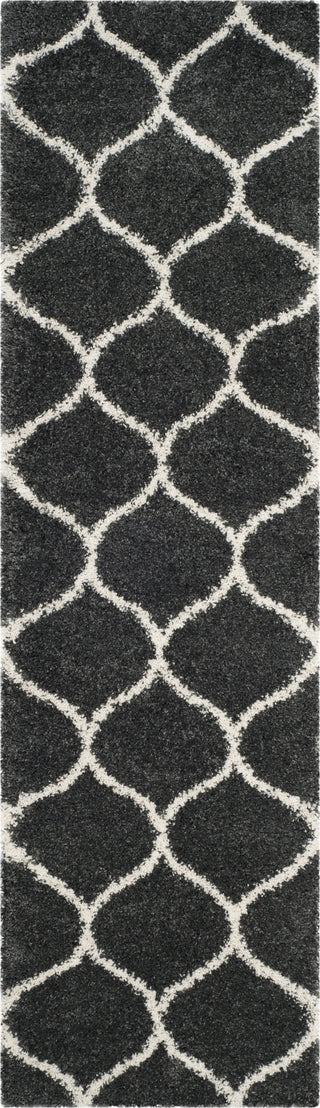 Safavieh Hudson Shag SGH280G Dark Grey/Ivory Area Rug 