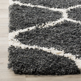 Safavieh Hudson Shag SGH280G Dark Grey/Ivory Area Rug 