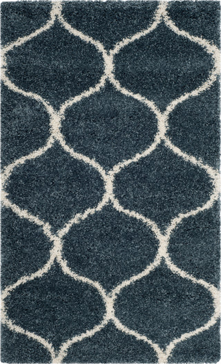 Safavieh Hudson Shag SGH280L Slate Blue/Ivory Area Rug 