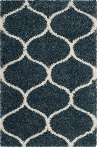 Safavieh Hudson Shag SGH280L Slate Blue/Ivory Area Rug 