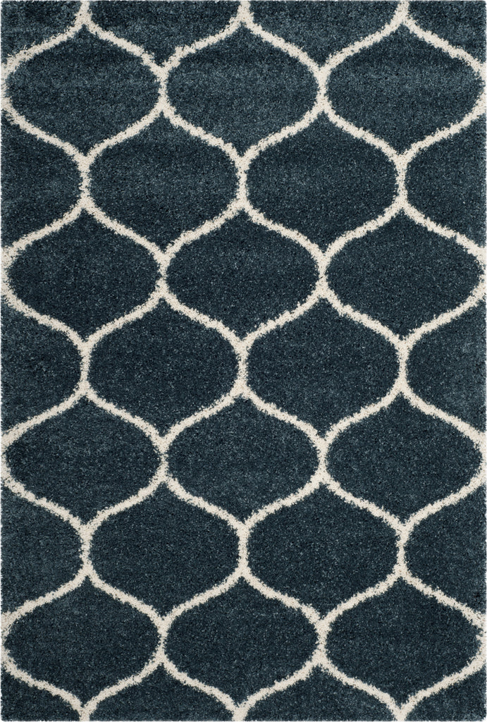 Safavieh Hudson Shag SGH280L Slate Blue/Ivory Area Rug main image