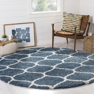 Safavieh Hudson Shag SGH280L Slate Blue/Ivory Area Rug 