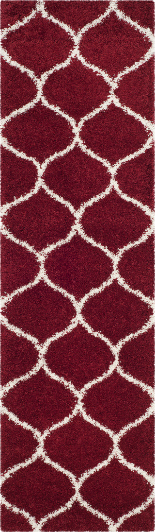 Safavieh Hudson Shag SGH280R Red/Ivory Area Rug 