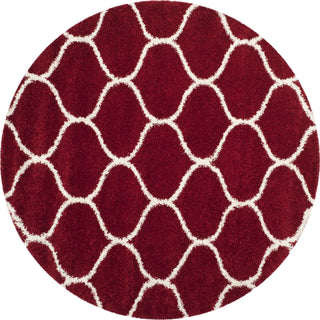 Safavieh Hudson Shag SGH280R Red/Ivory Area Rug 