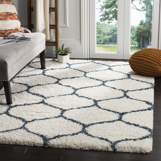 Safavieh Hudson Shag SGH280T Ivory/Slate Blue Area Rug 