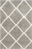 Safavieh Hudson Shag SGH281B Grey/Ivory Area Rug 