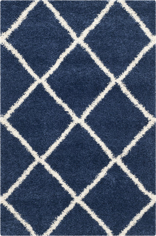 Safavieh Hudson Shag SGH281C Navy/Ivory Area Rug 