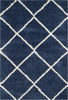 Safavieh Hudson Shag SGH281C Navy/Ivory Area Rug main image