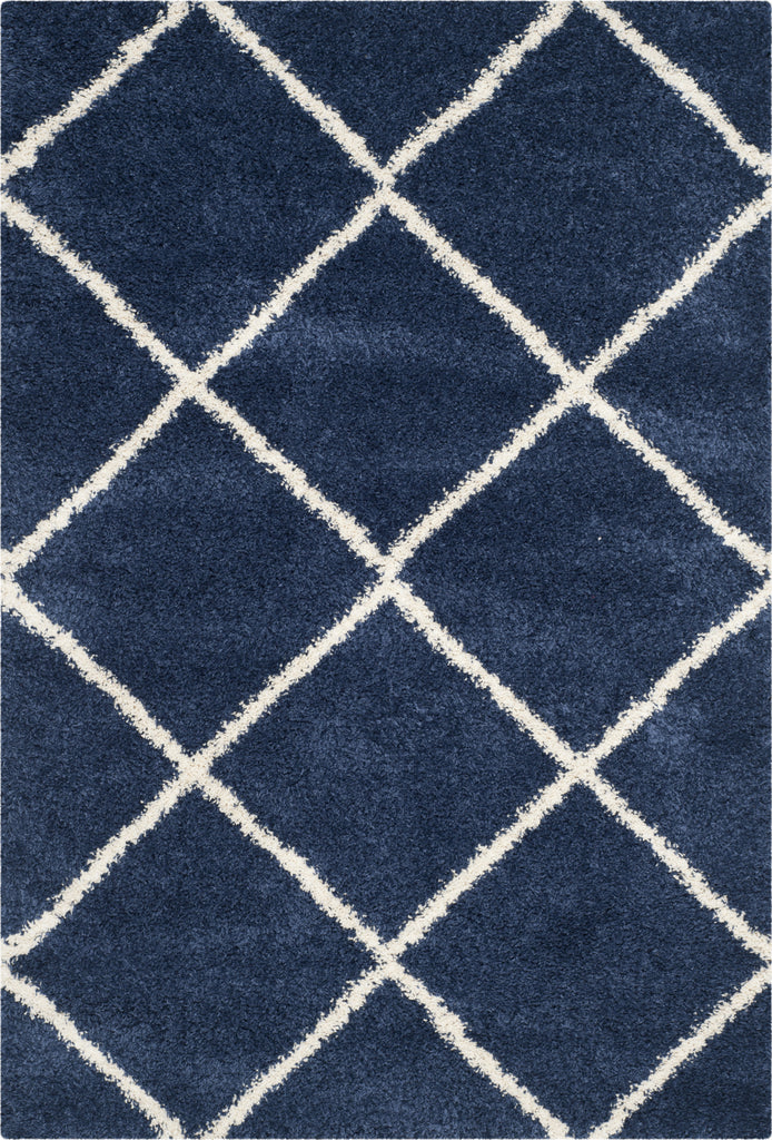 Safavieh Hudson Shag SGH281C Navy/Ivory Area Rug main image