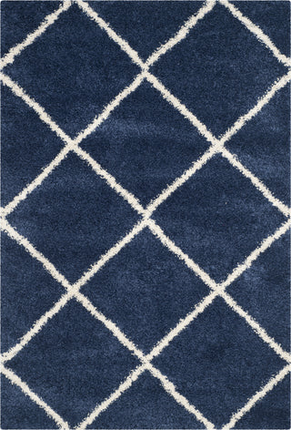 Safavieh Hudson Shag SGH281C Navy/Ivory Area Rug main image