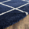 Safavieh Hudson Shag SGH281C Navy/Ivory Area Rug 