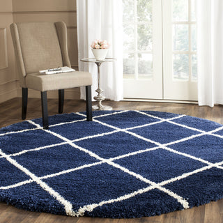 Safavieh Hudson Shag SGH281C Navy/Ivory Area Rug 