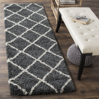 Safavieh Hudson Shag SGH281G Dark Grey/Ivory Area Rug  Feature