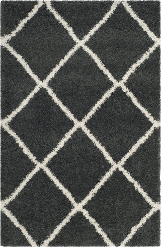 Safavieh Hudson Shag SGH281G Dark Grey/Ivory Area Rug 