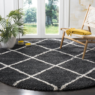 Safavieh Hudson Shag SGH281G Dark Grey/Ivory Area Rug 